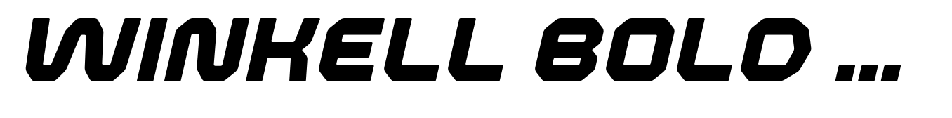 Winkell Bold Italic